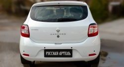 499 р. Реснички задних фонарей RA  Renault Sandero  (B8) (2014-2018) дорестайлинг (Неокрашенные)  с доставкой в г. Кемерово. Увеличить фотографию 2