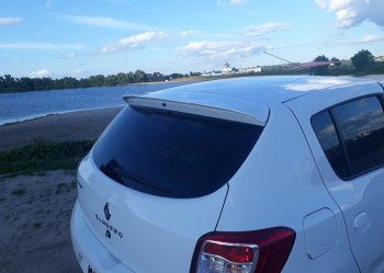 6 499 р. Спойлер INMAX  Renault Sandero  (B8) - Sandero Stepway  (B8) (неокрашенный)  с доставкой в г. Кемерово. Увеличить фотографию 2