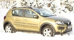 1 329 р. Зимняя заглушка решетки переднего бампера Stepway РА  Renault Sandero Stepway  (B8) (2014-2018) дорестайлинг  с доставкой в г. Кемерово. Увеличить фотографию 4