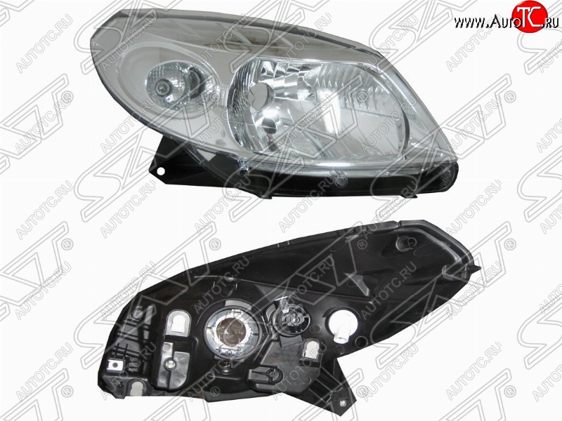 3 599 р. Правая фара передняя SAT Renault Sandero Stepway (BS) (2010-2014)  с доставкой в г. Кемерово