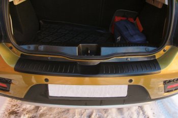 1 089 р. Накладка в проём багажника АртФорм Renault Sandero (B8) дорестайлинг (2014-2018)  с доставкой в г. Кемерово. Увеличить фотографию 3