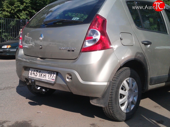 10 799 р. Фаркоп (хетчбек) NovLine Renault Sandero (BS) (2009-2014)  с доставкой в г. Кемерово