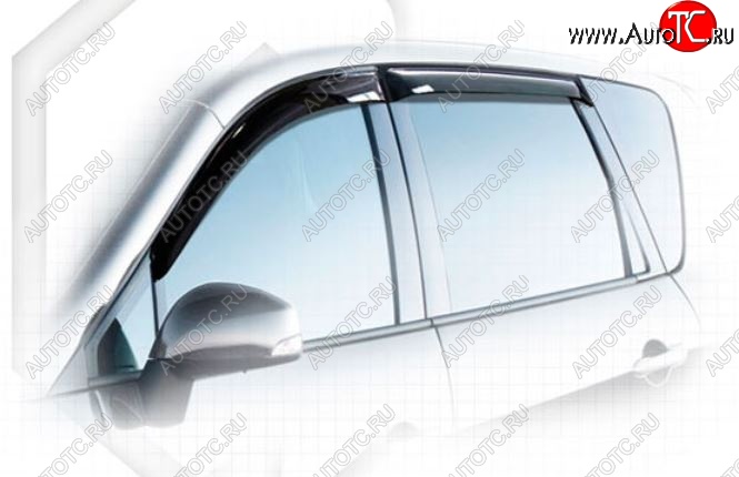 1 999 р. Дефлектора окон CA-Plastiс Renault Scenic 3 (2009-2012) (Classic полупрозрачный, Без хром.молдинга)  с доставкой в г. Кемерово