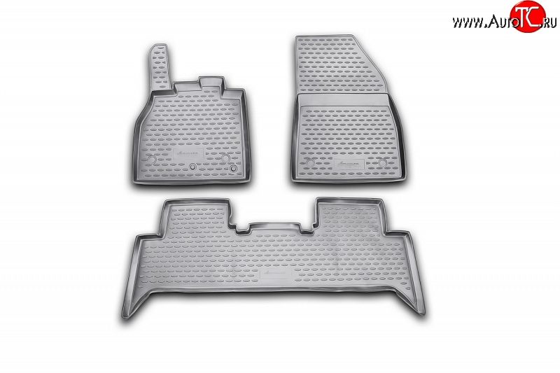 2 599 р. Коврики в салон Element 3 шт. (полиуретан) Renault Scenic 3 (2009-2012)  с доставкой в г. Кемерово