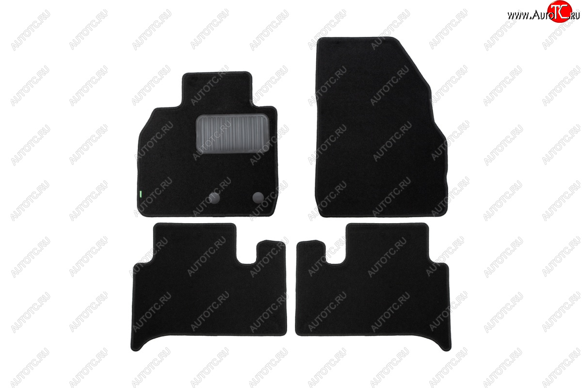 6 949 р. Текстильные коврики салона Klever Standart АКПП  Renault Scenic  2 (2003-2009)  с доставкой в г. Кемерово