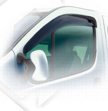Дефлектора окон CA-Plastiс Renault Trafic X83 рестайлинг (2006-2014) (Classic полупрозрачный)