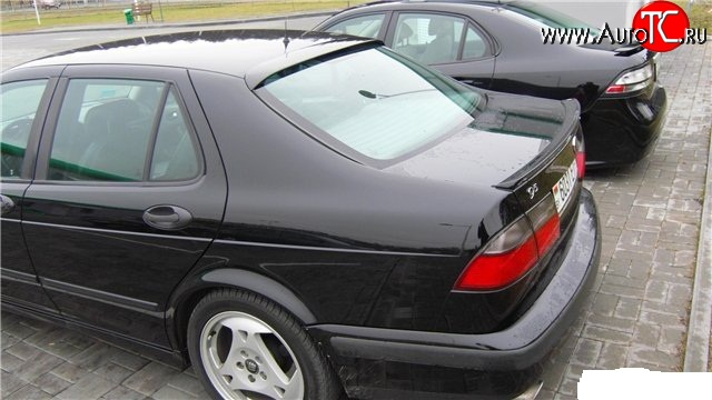 6 199 р. Козырёк на заднее лобовое стекло Sport SAAB 9-5 YS3E cедан дорестайлинг (1997-2001)  с доставкой в г. Кемерово