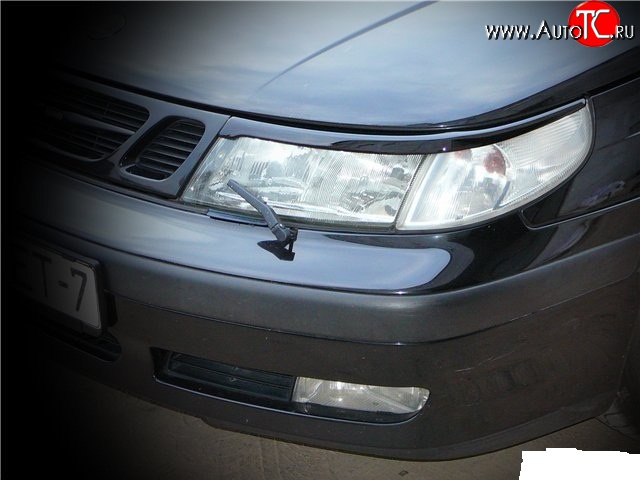 1 119 р. Реснички Sport на фары SAAB 9-5 YS3E cедан дорестайлинг (1997-2001)  с доставкой в г. Кемерово