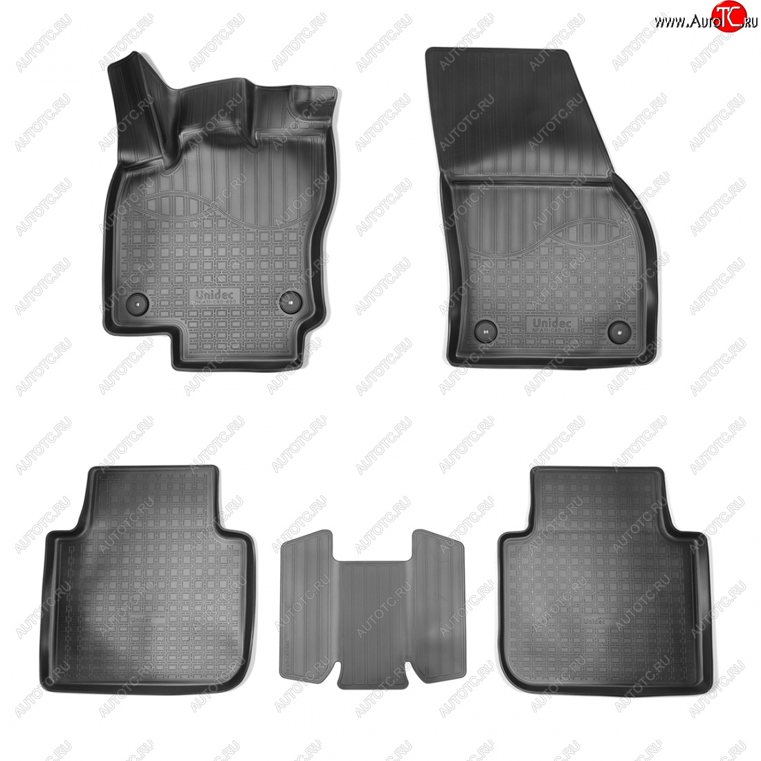 2 399 р. Коврики салона Norplast Unidec  Seat Tarraco  KN2 (2018-2025) (черные)  с доставкой в г. Кемерово