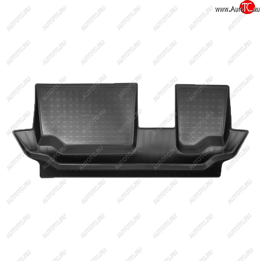 1 159 р. Коврики салона Norplast Unidec (3 ряд)  Seat Tarraco  KN2 (2018-2025) (Цвет: черный)  с доставкой в г. Кемерово