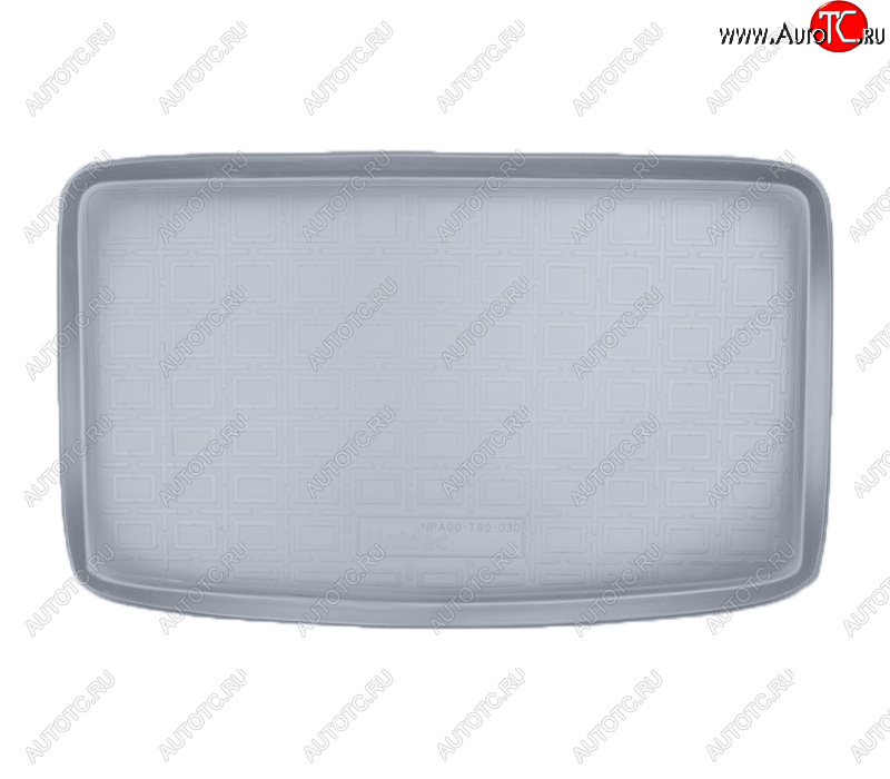 1 209 р. Коврик багажника Norplast Unidec  Seat Alhambra  7N (2010-2020) дорестайлинг, рестайлинг (Цвет: серый)  с доставкой в г. Кемерово