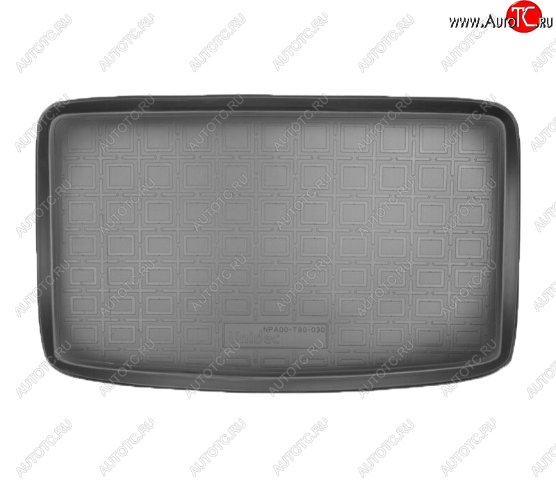 1 029 р. Коврик в багажник Norplast Unidec Seat Alhambra 7N дорестайлинг (2010-2015) (Цвет: черный)  с доставкой в г. Кемерово
