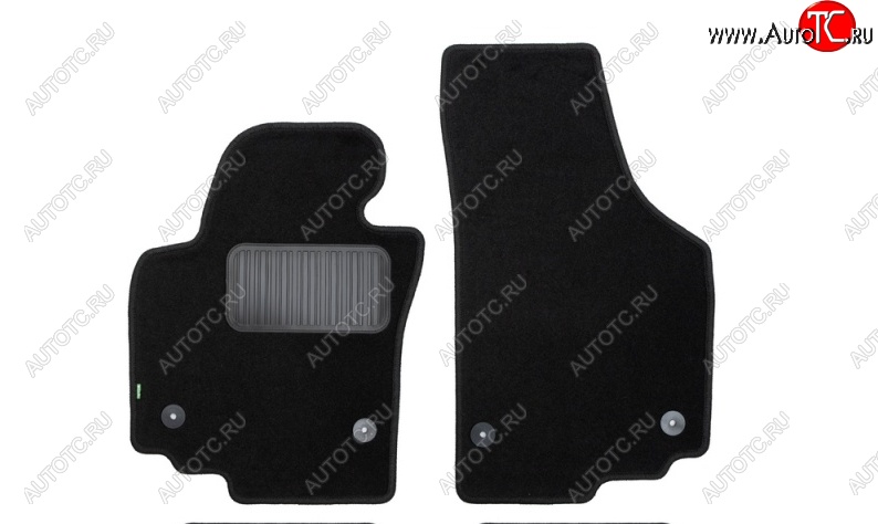 134 р. Коврики в салон Klever Premium (текстиль) Seat Altea Freetrack (2008-2025) (Черный)  с доставкой в г. Кемерово