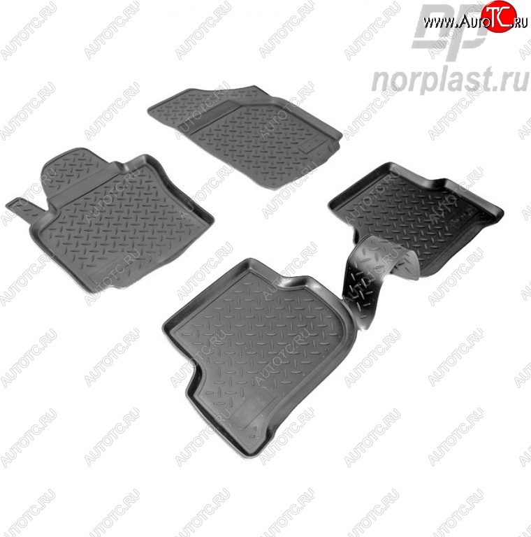 2 859 р. Комплект ковриков в салон Norplast  Seat Altea  5P (2004-2013) дорестайлинг, рестайлинг  с доставкой в г. Кемерово