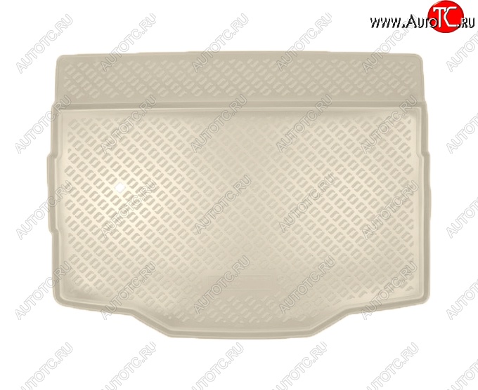 2 079 р. Коврик в багажник Norplast (на нижнюю полку)  Seat Arona (2017-2025) (Бежевый)  с доставкой в г. Кемерово