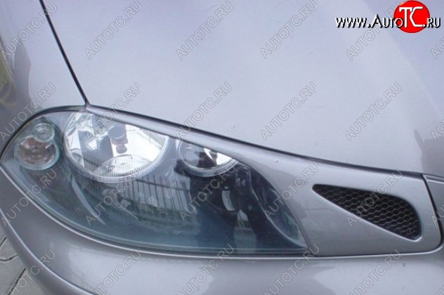 1 649 р. Реснички на фары CT Seat Ibiza 6L хэтчбэк 3 дв. дорестайлинг (2002-2006) (Неокрашенные)  с доставкой в г. Кемерово