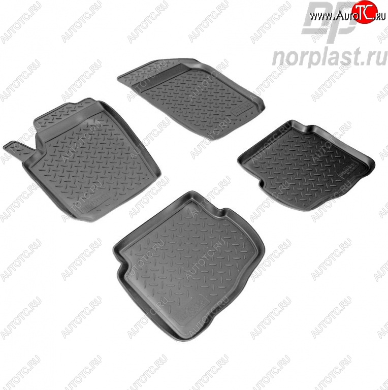 2 859 р. Комплект ковриков в салон Norplast  Seat Ibiza  6L хэтчбэк 3 дв. (2002-2006) дорестайлинг  с доставкой в г. Кемерово