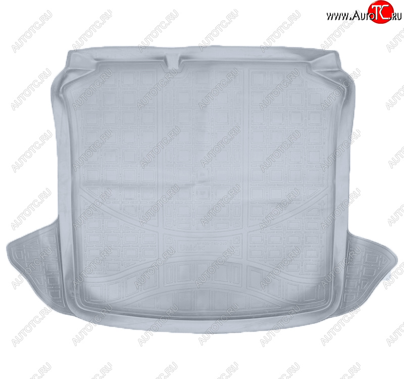 2 199 р. Коврик багажника Norplast Unidec  Seat Ibiza ( 6J хэтчбэк 5 дв.,  6J,6P хэтчбэк 5 дв.) (2008-2016) доресталийнг,  рестайлинг (Цвет: серый)  с доставкой в г. Кемерово