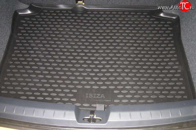 1 299 р. Коврик в багажник Element (полиуретан) Seat Ibiza 6J хэтчбэк 5 дв. доресталийнг (2008-2012)  с доставкой в г. Кемерово