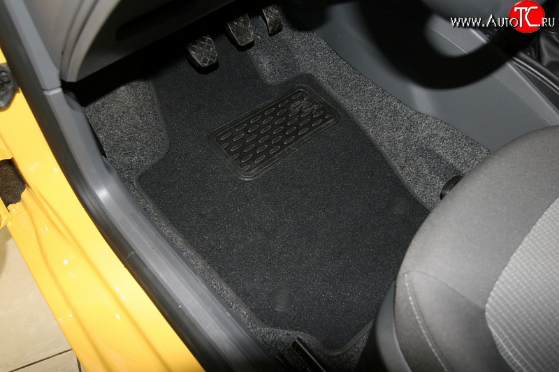 494 р. Коврик в салони Element 5 шт. (текстиль) Seat Ibiza 6J хэтчбэк 5 дв. доресталийнг (2008-2012)  с доставкой в г. Кемерово