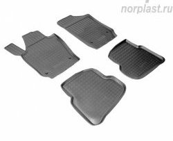 Комплект ковриков в салон Norplast Seat Ibiza ( 6J,6P универсал,  6J хэтчбэк 5 дв.) (2008-2012) дорестайлинг, доресталийнг (черные)