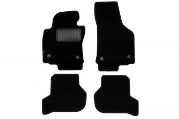 Текстильные коврики салона Klever Standart Seat Leon 1P хэтчбэк 5 дв. дорестайлинг (2005-2009) (Черные)