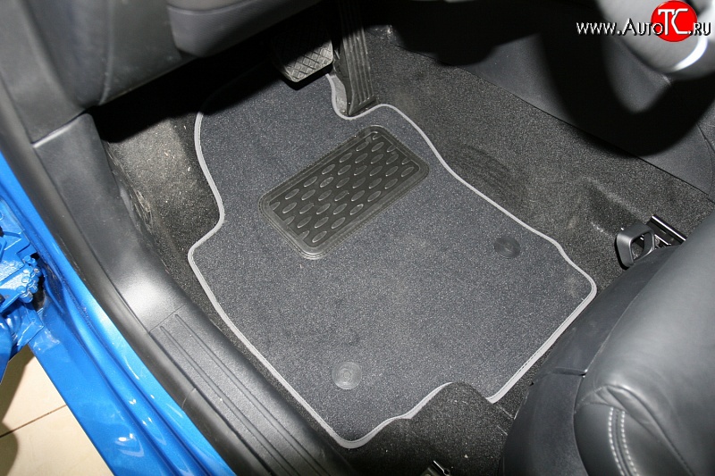 3 179 р. Коврик в салони Element 5 шт. (текстиль) (АКПП) Seat Leon 1P хэтчбэк 5 дв. дорестайлинг (2005-2009)  с доставкой в г. Кемерово