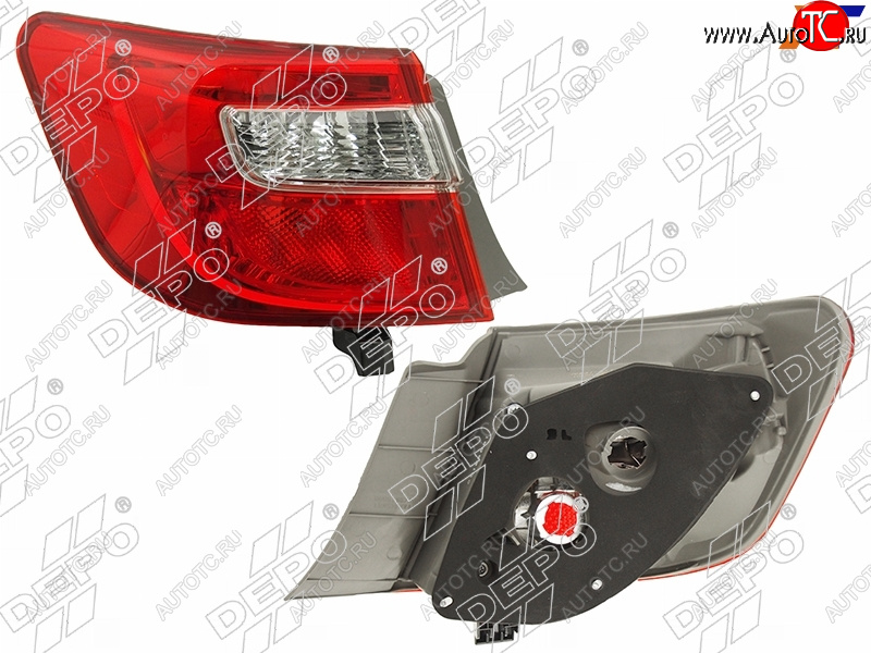6 999 р. Левый фонарь задний DEPO Toyota Camry XV50 дорестайлинг (2011-2014)  с доставкой в г. Кемерово