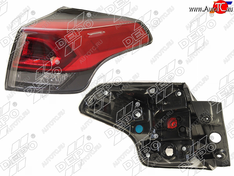 10 849 р. Правый фонарь задний (LED) DEPO Toyota RAV4 XA40 5 дв. рестайлинг (2015-2019)  с доставкой в г. Кемерово