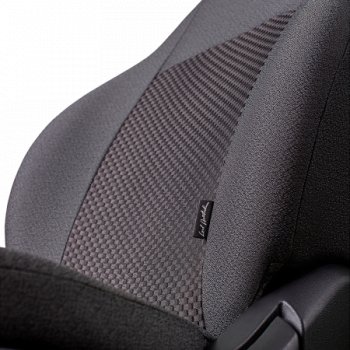 5 649 р. Чехлы сидений Lord Autofashion Дублин (жаккард, 60/40, раздельная задняя спинка, 2Г-образ. подголовника) KIA Rio 3 QB рестайлинг седан (2015-2017) (Серый, стежок серый)  с доставкой в г. Кемерово. Увеличить фотографию 2