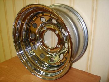 Диск усиленный JEEP стальной хромированный 5х114,3 10хR15 d84 ET-50 OFF-ROAD Wheels 1510-51484ch-50