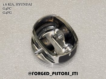16 999 р. Поршни (1,6 G4FC, G4FG) СТИ  Hyundai Elantra  HD (2006-2011), Hyundai i20  PB (2008-2015), Hyundai I30  FD (2007-2012), KIA Ceed  1 ED (2006-2012), KIA Cerato  2 TD (2008-2013), KIA Cerato Koup  1 TD (2008-2013), KIA Rio  3 QB (2011-2017) (диаметр поршня: 77.25 мм)  с доставкой в г. Кемерово. Увеличить фотографию 4