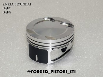 16 999 р. Поршни (1,6 G4FC, G4FG) СТИ  Hyundai Elantra  HD (2006-2011), Hyundai i20  PB (2008-2015), Hyundai I30  FD (2007-2012), KIA Ceed  1 ED (2006-2012), KIA Cerato  2 TD (2008-2013), KIA Cerato Koup  1 TD (2008-2013), KIA Rio  3 QB (2011-2017) (диаметр поршня: 77.25 мм)  с доставкой в г. Кемерово. Увеличить фотографию 3
