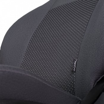 7 549 р. Чехлы сидений (жаккард, цельная задняя спинка, 2 горба) Lord Autofashion Дублин  Nissan Almera Classic  седан (2006-2013) B10 (Серый, Сеул серый)  с доставкой в г. Кемерово. Увеличить фотографию 2