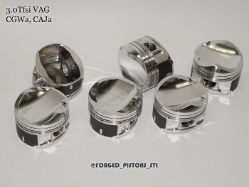 Поршни (VolksWagen 3,0 CGWA, CAJA) СТИ Audi A8  D4 (2009-2013) дорестайлинг, седан (диаметр поршня: 83,00 мм)