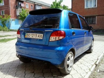 2 299 р. Спойлер двери задка Автостайл Daewoo Matiz M150 рестайлинг (2000-2016) (неокрашенный)  с доставкой в г. Кемерово. Увеличить фотографию 1