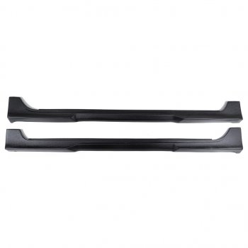 Пластиковые накладки порогов Автостайл Mazda 3/Axela ( BK,  BL) (2003-2013) дорестайлинг седан, дорестайлинг, хэтчбэк, рестайлинг седан, рестайлинг, хэтчбэк (Текстурная поврехность)