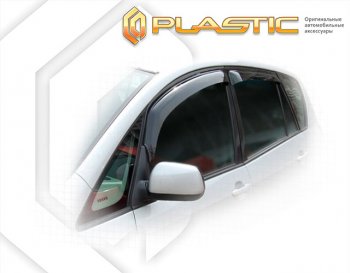 Дефлектора окон CA-Plastic Toyota Corolla Spacio E120 рестайлинг (2003-2007) (Classic полупрозрачный)