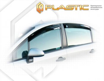 Ветровики дверей CA-Plastic CITROEN C4 (2008-2011)  рестайлинг, хэтчбэк 5 дв.