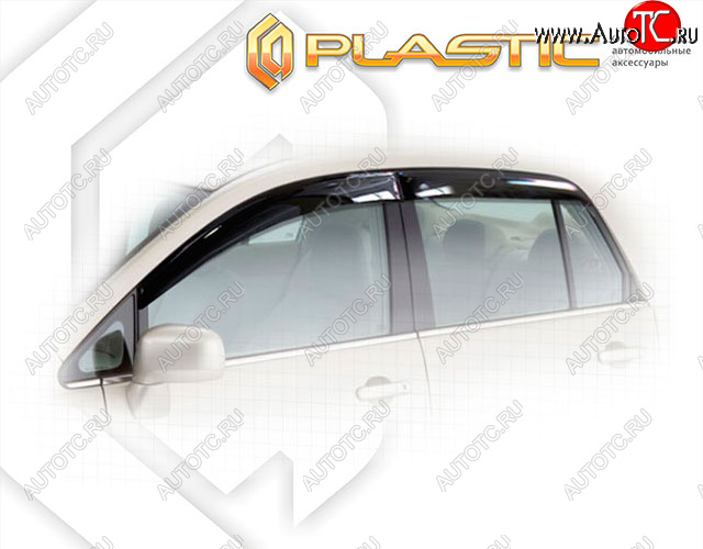2 059 р. Ветровики дверей CA-Plastic Nissan Tiida Latio C11 (2004-2012) седан (Classic полупрозрачный, Крепление на клипсы) с доставкой в г. Кемерово Увеличить фотографию 1 2 059 р. Ветровики дверей CA-Plastic Nissan Tiida Latio C11 (2004-2012) седан (Classic полупрозрачный, Крепление на клипсы) с доставкой в г. Кемерово