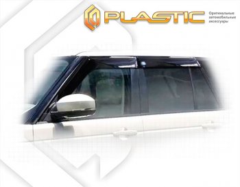 Ветровики дверей (Voque) CA-Plastic Land Rover Range Rover  4 L405 (2012-2022) дорестайлинг, рестайлинг (Classic полупрозрачный)