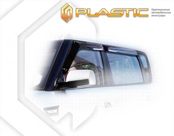 Ветровики дверей CA-Plastic KIA Soul  AM (2011-2014) рестайлинг (Classic полупрозрачный)