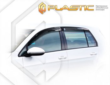 Дефлектора окон CA-Plastic Volkswagen (Волксваген) Golf (Гольф)  7 (2012-2017) 7 дорестайлинг, хэтчбэк 5 дв. ()