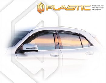 Ветровики дверей CA-Plastic Mercedes-Benz GLA  X156 (2013-2020) дорестайлинг, рестайлинг
