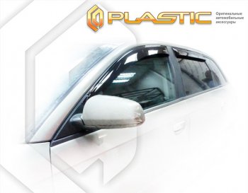 Ветровики дверей CA-Plastic Audi A3  8PA хэтчбэк 5 дв. (2004-2008) 1-ый рестайлинг (Classic полупрозрачный)
