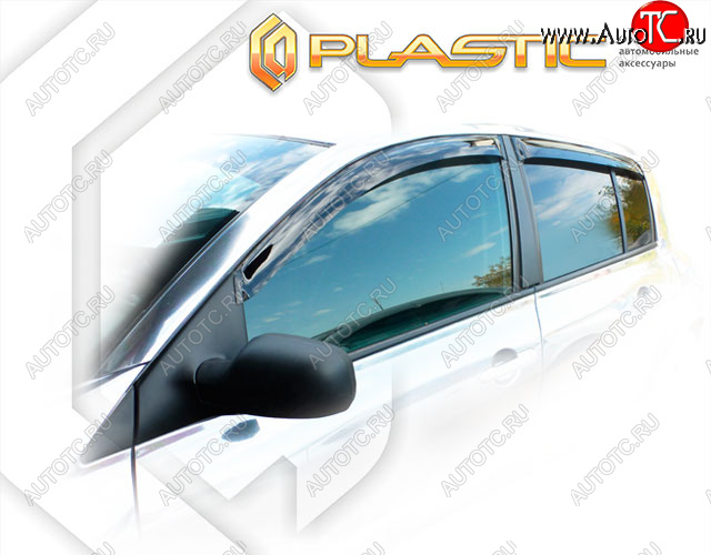 2 159 р. Дефлектора окон CA-Plastic  Renault Megane  хэтчбэк 5 дв. (2002-2006)  дорестайлинг (Classic полупрозрачный)  с доставкой в г. Кемерово