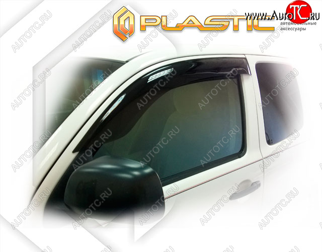 1 899 р. Дефлектора окон CA-Plastic Toyota Tacoma N200 PickUp RegularCab дорестайлинг (2004-2011) (Classic полупрозрачный, Без хром. молдинга)  с доставкой в г. Кемерово