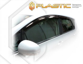 Ветровики дверей CA-Plastic Toyota Verso S  P120 (2010-2015) хэтчбэк 5 дв. дорестайлинг, хэтчбэк 5 дв. рестайлинг (Classic полупрозрачный)