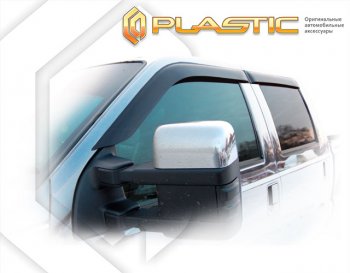 Ветровики дверей CA-Plastic Ford F350  P473 PickUp CrewCab (2010-2016)