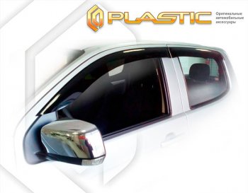 Ветровики дверей CA-Plastic Isuzu D-Max  RT85,TFR DoubleCab (2015-2021) рестайлинг